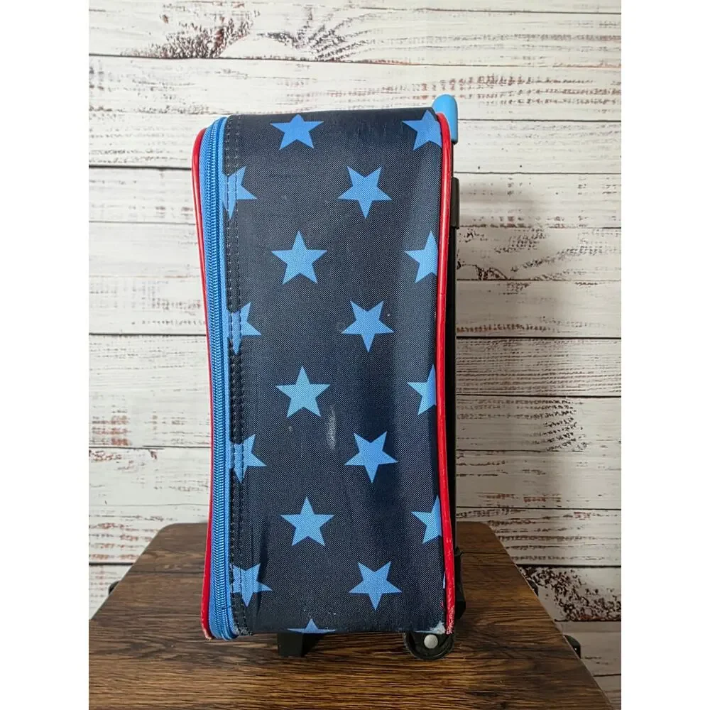 Disney Mickey and Friends Suitcase Rolling Adjustable Handle 13X15